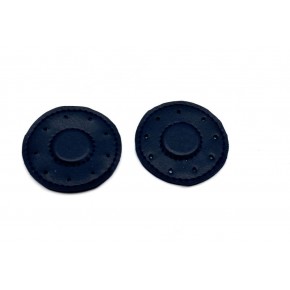 Çanta Aksesuar Lacivert Suni Derili Yuvarlak  Gizli  Mıknatıs