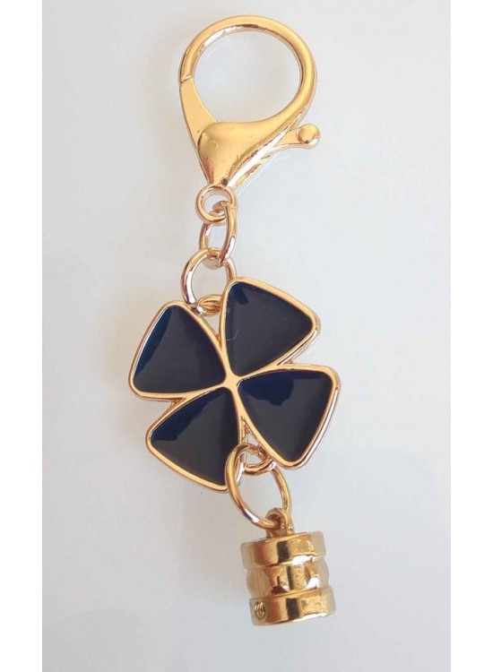 Çanta Aksesuar Lacivert Yonca Süs