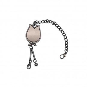 Çanta Aksesuar Lale Füme Sarkaç Süs 22 Cm