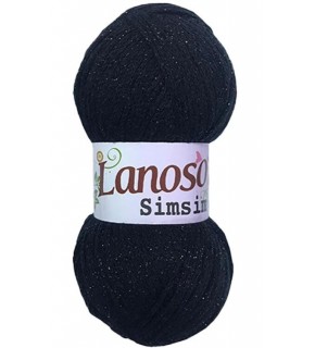 Çanta Aksesuar Lanoso  Simsim  No:6060 ( Siyah Siyah Sim)