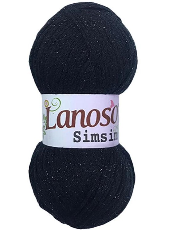 Çanta Aksesuar Lanoso  Simsim  No:6060 ( Siyah Siyah Sim)