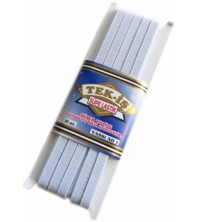 Çanta Aksesuar Lastik Süpe Beyaz Yassı No:1