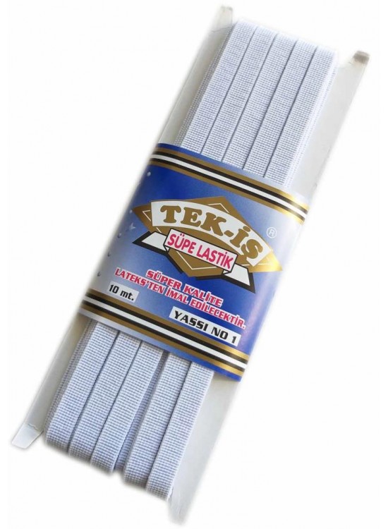 Çanta Aksesuar Lastik Süpe Beyaz Yassı No:1 Çanta Aksesuar Lastik Süpe Beyaz Yassı No:1