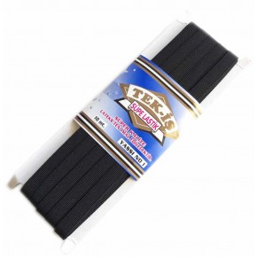 Çanta Aksesuar Lastik Süpe Siyah Yassı No:1