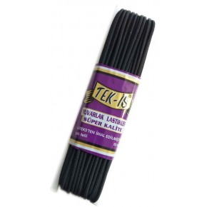 Çanta Aksesuar Lastik Yuvarlak Siyah