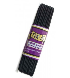 Çanta Aksesuar Lastik Yuvarlak Siyah