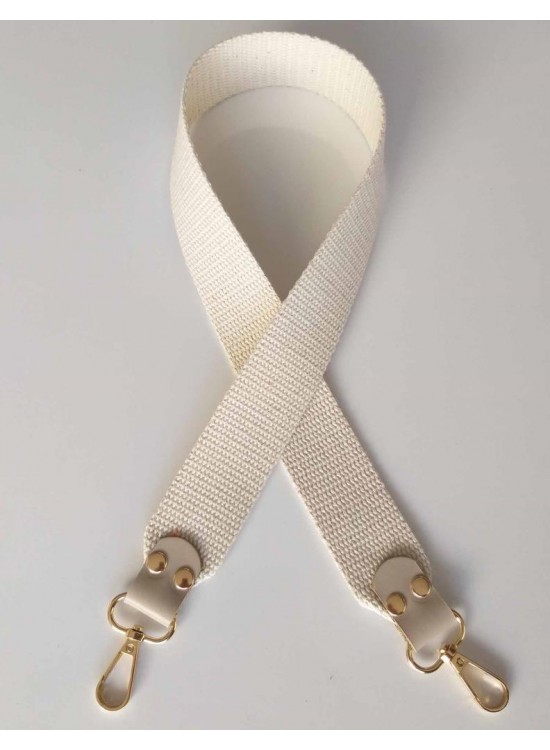 Çanta Aksesuar Ledi Model Çanta Sapı Krem