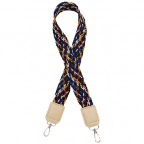 Çanta Aksesuar Ledi Supra Örgü Model Bej Renk Derili Çanta Sapı Gümüş Metalli