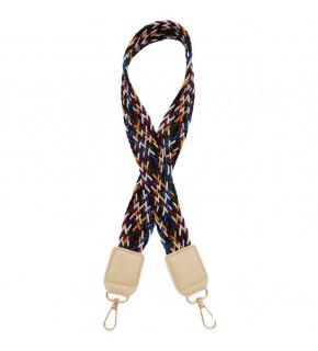 Çanta Aksesuar Ledi Supra Örgü Model Bej Renk Derili Çanta Sapı Light Gold Metalli