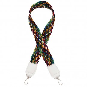 Çanta Aksesuar Ledi Supra Örgü Model Beyaz Renk Derili Çanta Sapı Gümüş Metalli