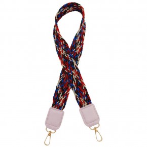 Çanta Aksesuar Ledi Supra Örgü Model Lila Renk Derili Çanta Sapı Light Gold Metalli