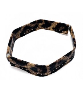 Çanta Aksesuar Leopar Renk Derili Metal Çanta Ağzı 24 Cm