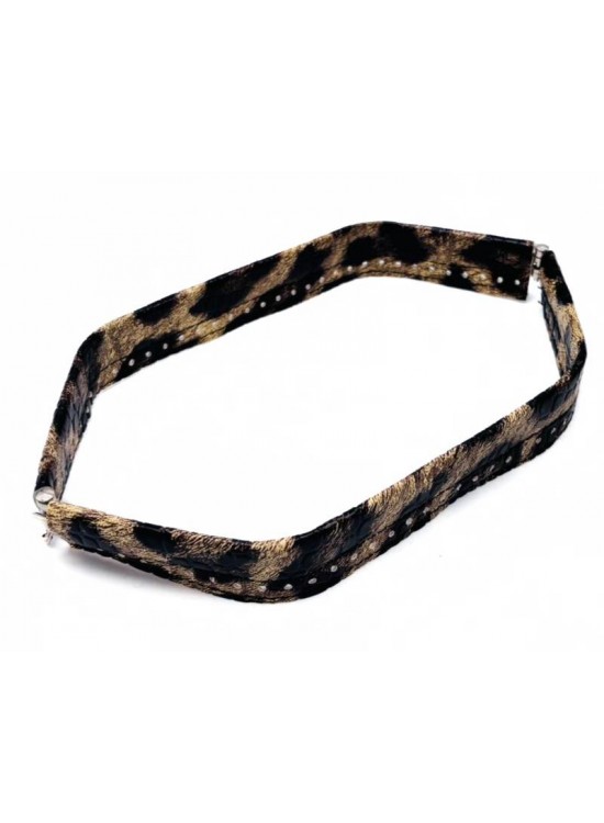 Çanta Aksesuar Leopar Renk Derili Metal Çanta Ağzı 30 Cm Çanta Aksesuar Leopar Renk Derili Metal Çanta Ağzı 30 Cm