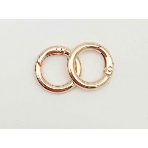 Çanta Aksesuar Ligh Gold Mini Yaylı Halka 2'Li