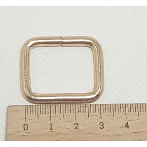 Çanta Aksesuar Light Gold 2X3 Cm Dikdörtgen  Halka