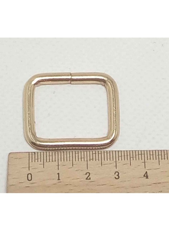 Çanta Aksesuar Light Gold 2X3 Cm Dikdörtgen  Halka