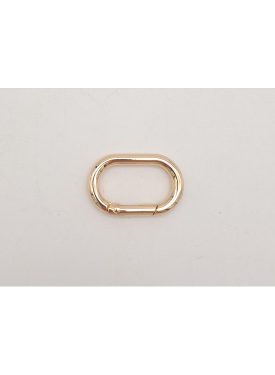 Çanta Aksesuar Light Gold 3 cm Ovalize Yaylı Halka 1 Adet