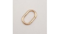 Çanta Aksesuar Light Gold 3 cm Ovalize Yaylı Halka 1 Adet