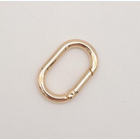 Çanta Aksesuar Light Gold 3 cm Ovalize Yaylı Halka 1 Adet