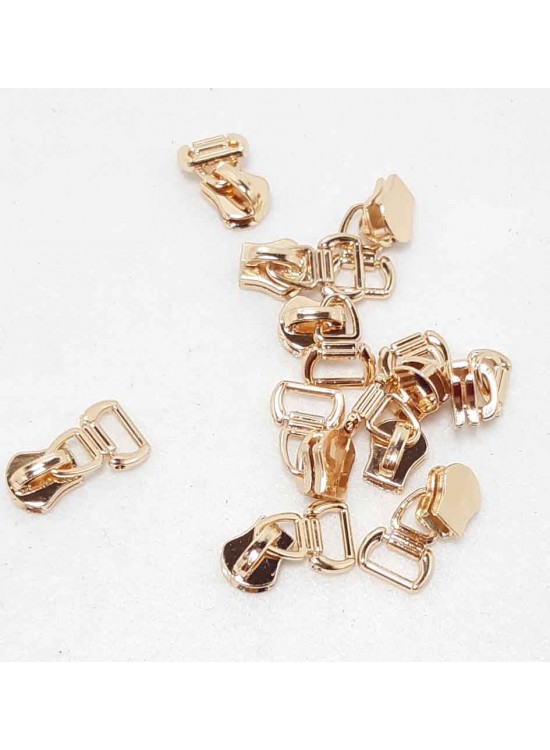 Çanta Aksesuar Light Gold Fermuar Başı