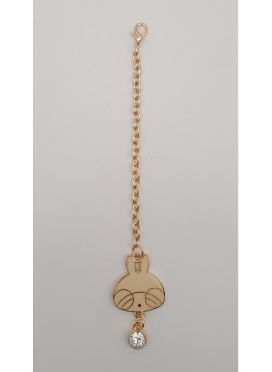 Çanta Aksesuar Light Gold Kitty Sarkaç Süs Bej Renk