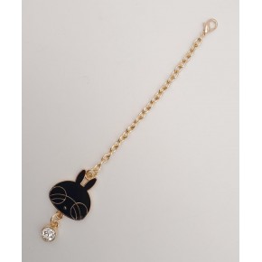 Çanta Aksesuar Light Gold Kitty Sarkaç Süs Siyah Renk