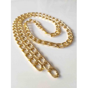 Çanta Aksesuar Light Gold Klasik İnce Çanta Zinciri (100 Cm)