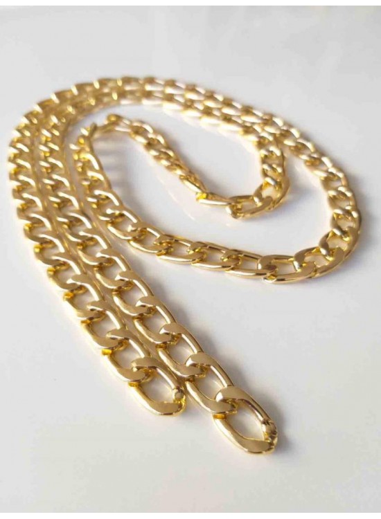 Çanta Aksesuar Light Gold Klasik İnce Çanta Zinciri (100 Cm)