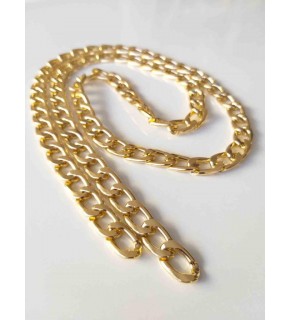 Çanta Aksesuar Light Gold Klasik İnce Çanta Zinciri (120 Cm)