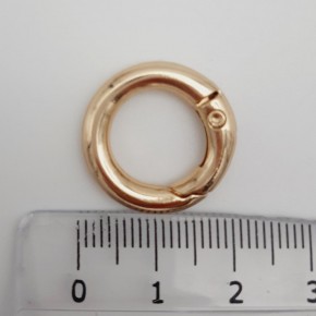 Çanta Aksesuar Light Gold Küçük Yaylı Halka 1 Adet