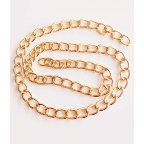 Çanta Aksesuar Light Gold Renk 16X22 Mm Çanta Zinciri (1 Metre)