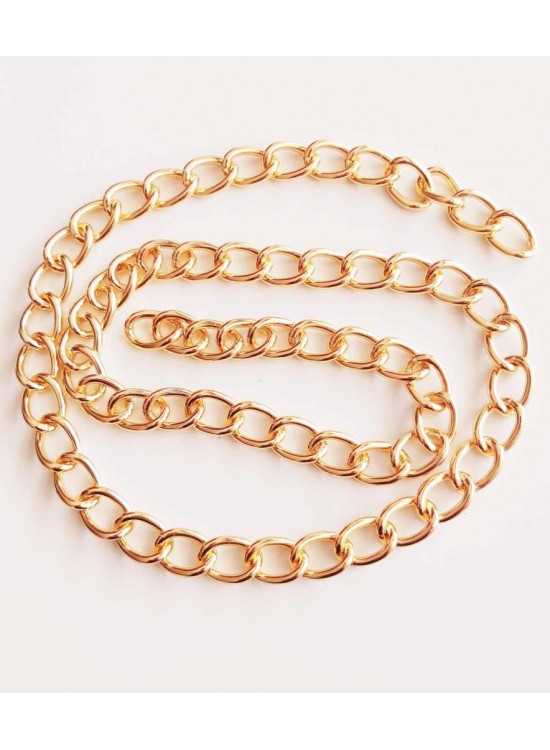 Çanta Aksesuar Light Gold Renk 16X22 Mm Çanta Zinciri (1 Metre)