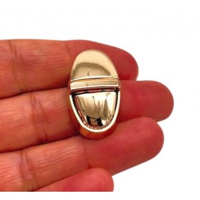 Çanta Aksesuar Light Gold Renk  2.5x1.5 cm Mini  Çanta Kilidi