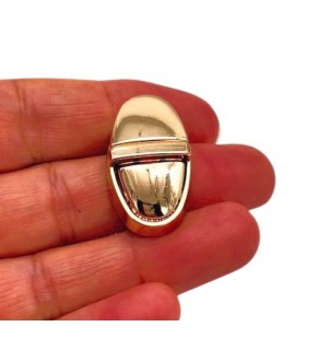 Çanta Aksesuar Light Gold Renk  2.5x1.5 cm Mini  Çanta Kilidi