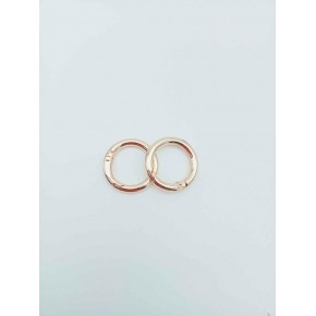 Çanta Aksesuar Light Gold Renk 2 Cm Yaylı Halka 2Li