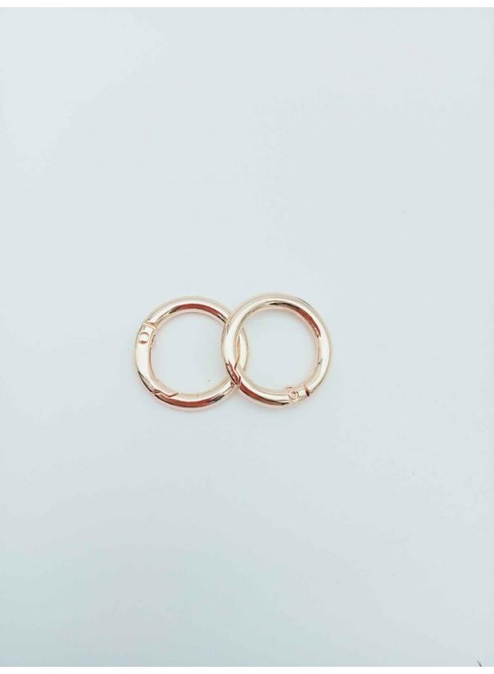 Çanta Aksesuar Light Gold Renk 2 Cm Yaylı Halka 2Li