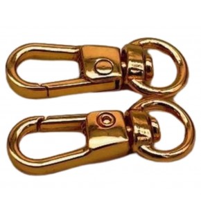 Çanta Aksesuar Light Gold Renk 2'li Küçük Kanca