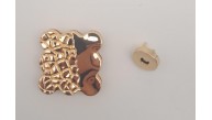 Çanta Aksesuar Light Gold Renk 4.5 cm Mıknatıslı Kilit Çanta Aksesuar Light Gold Renk 4.5 cm Mıknatıslı Kilit