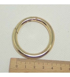 Çanta Aksesuar Light Gold Renk 4 Cm Yaylı Halka