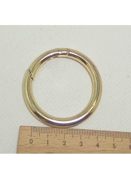 Çanta Aksesuar Light Gold Renk 4 Cm Yaylı Halka