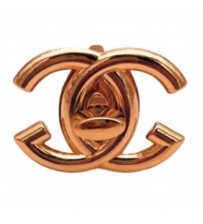 Çanta Aksesuar Light Gold Renk 4x3 cm Vidalı Çanta Kilidi