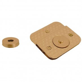 Çanta Aksesuar Light Gold Renk 5x4.5 cm Mıknatıslı Kilit