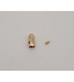 Çanta Aksesuar Light Gold Renk Büzgü Ucu 1 Adet