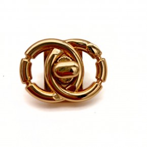 Çanta Aksesuar Light Gold Renk Çift Halkalı Cha Model