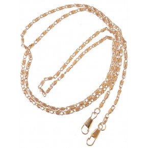 Çanta Aksesuar Light Gold Renk İnce Çanta Zinciri (120 Cm )