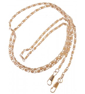 Çanta Aksesuar Light Gold Renk İnce Çanta Zinciri (120 Cm )