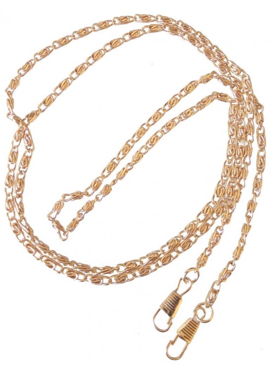Çanta Aksesuar Light Gold Renk İnce Çanta Zinciri (120 Cm )