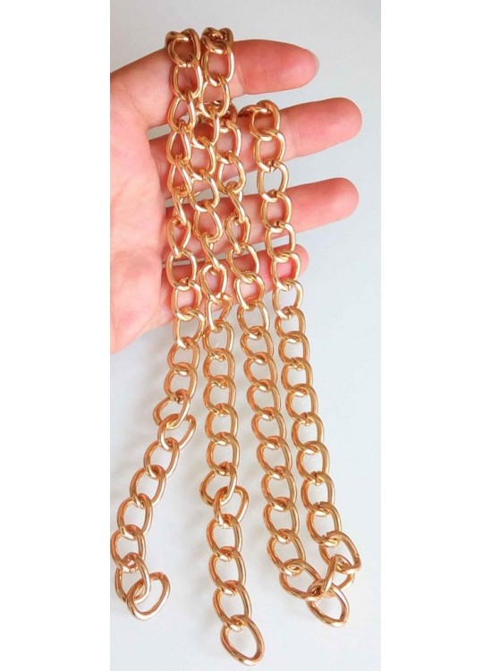 Çanta Aksesuar Light Gold Renk İnce Çanta Zinciri 150 Cm