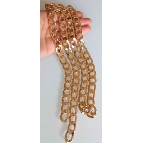 Çanta Aksesuar Light Gold Renk Klasik Çanta Zinciri 120 Cm