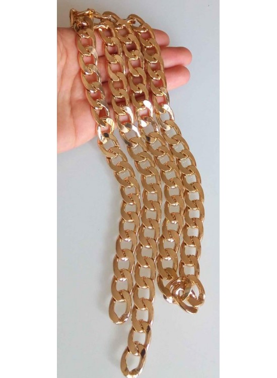 Çanta Aksesuar Light Gold Renk Klasik Çanta Zinciri 120 Cm